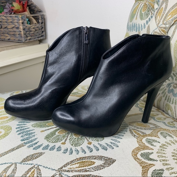 Jessica Simpson Shoes - JESSICA SIMPSON Leather Zipper Boots Bootie sz 8.5